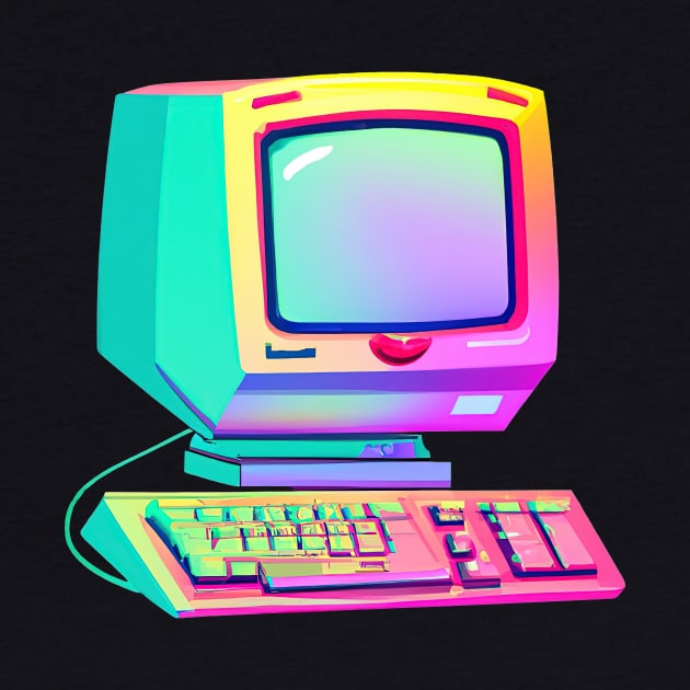 Vintage Computer Retro Colorful by BetterManufaktur